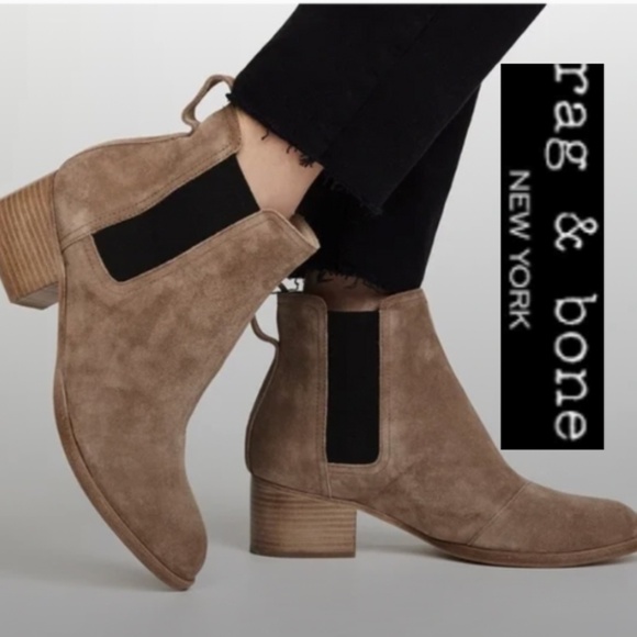 Rag & Bone tan Walker bootie, 7.5,  CB2465 - Picture 1 of 7